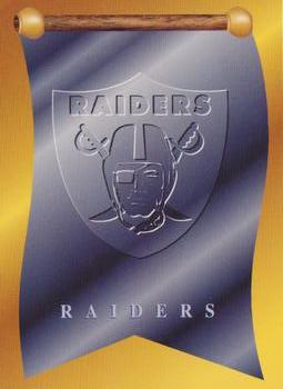 1997 Collector's Edge Masters #184 Raiders Flag Front