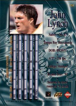 1997 Collector's Edge Masters #254 John Lynch Back