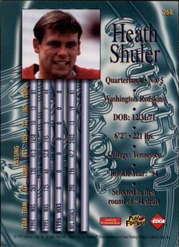 1997 Collector's Edge Masters #268 Heath Shuler Back