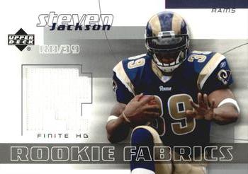 2004 Upper Deck Finite - Rookie Fabrics #FFR-SJ Steven Jackson Front
