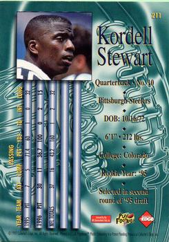 1997 Collector's Edge Masters - Nitro #211 Kordell Stewart Back