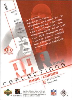 2004 Upper Deck Reflections - Red #239 Amon Gordon Back