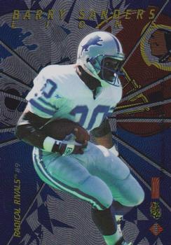 1997 Collector's Edge Masters - Radical Rivals #9 Barry Sanders / Terry Allen Front
