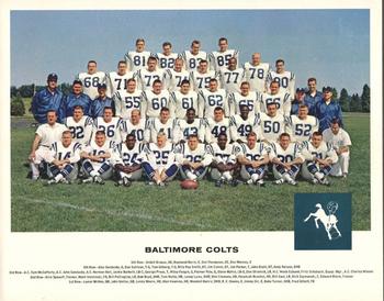 1962 Tang Team Photos #NNO Baltimore Colts Front