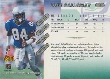 1997 Donruss #19 Joey Galloway Back
