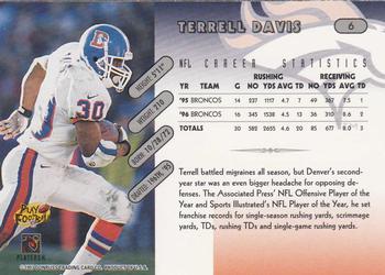 1997 Donruss #6 Terrell Davis Back