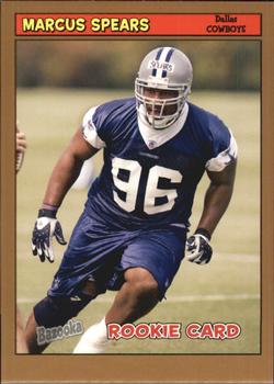 2005 Bazooka - Gold #205 Marcus Spears Front