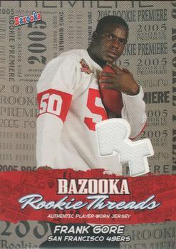 2005 Bazooka - Rookie Threads #BZR-FG Frank Gore Front