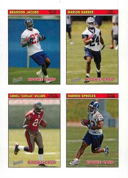 2005 Bazooka - Stickers/Checklists #47 Brandon Jacobs / Marion Barber / Carnell 