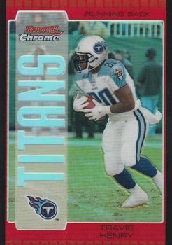 2005 Bowman Chrome - Red Refractors #100 Travis Henry Front