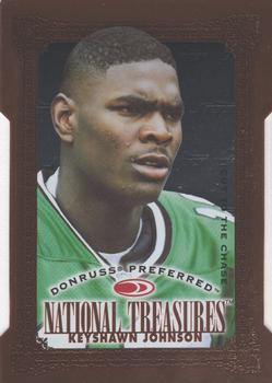 1997 Donruss Preferred - Cut To The Chase #128 Keyshawn Johnson Front