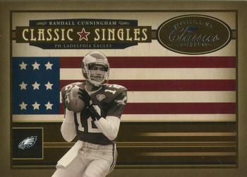 2005 Donruss Classics - Classic Singles Silver #CS-17 Randall Cunningham Front
