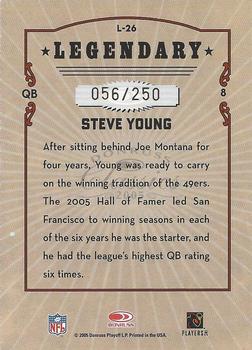 2005 Donruss Classics - Legendary Players Gold #L-26 Steve Young Back