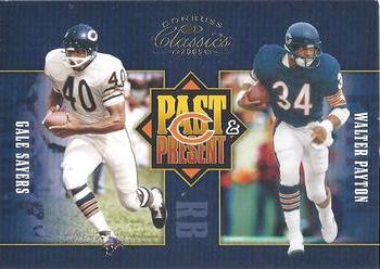 2005 Donruss Classics - Past and Present Gold #PP-3 Gale Sayers / Walter Payton Front