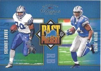 2005 Donruss Classics - Past and Present Silver #PP-10 Barry Sanders / Kevin Jones Front