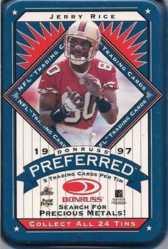1997 Donruss Preferred - Tins #24 Jerry Rice Front