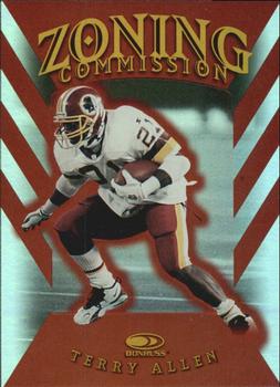1997 Donruss - Zoning Commission #12 Terry Allen Front