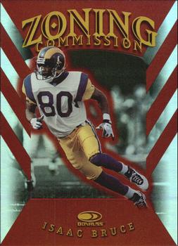1997 Donruss - Zoning Commission #19 Isaac Bruce Front