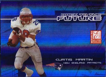 2005 Donruss Elite - Back to the Future Blue #BF-13 Curtis Martin / Corey Dillon Front