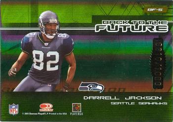 2005 Donruss Elite - Back to the Future Green #BF-5 Steve Largent / Darrell Jackson Back