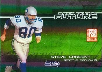 2005 Donruss Elite - Back to the Future Green #BF-5 Steve Largent / Darrell Jackson Front