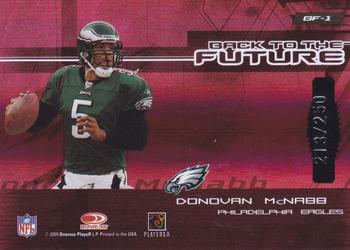 2005 Donruss Elite - Back to the Future Red #BF-1 Randall Cunningham / Donovan McNabb Back