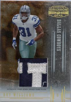 2005 Donruss Gridiron Gear - Jerseys Name Plate #84 Roy Williams Front