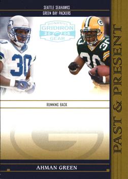 2005 Donruss Gridiron Gear - Past and Present Silver Holofoil #PP2 Ahman Green Front