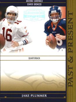 2005 Donruss Gridiron Gear - Past and Present Silver Holofoil #PP10 Jake Plummer Front