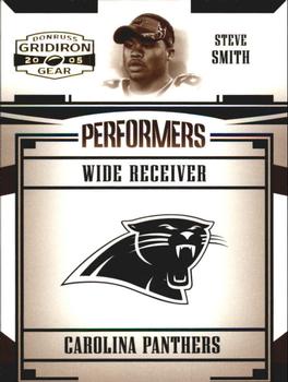 2005 Donruss Gridiron Gear - Performers Gold #P-45 Steve Smith Front