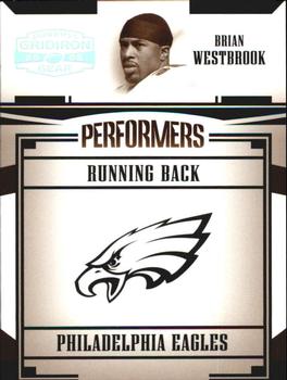 2005 Donruss Gridiron Gear - Performers Silver Holofoil #P-5 Brian Westbrook Front