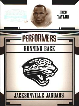 2005 Donruss Gridiron Gear - Performers Silver Holofoil #P-20 Fred Taylor Front