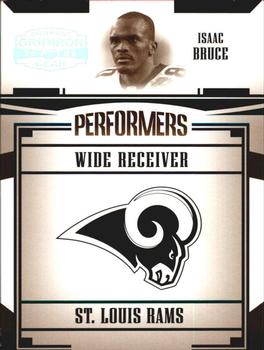2005 Donruss Gridiron Gear - Performers Silver Holofoil #P-23 Isaac Bruce Front