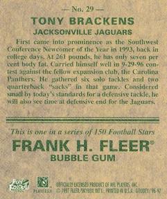 1997 Fleer Goudey #29 Tony Brackens Back