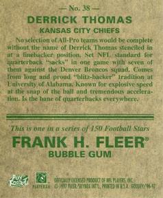 1997 Fleer Goudey #38 Derrick Thomas Back