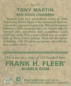 1997 Fleer Goudey #67 Tony Martin Back