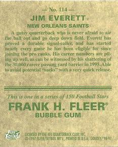 1997 Fleer Goudey #114 Jim Everett Back