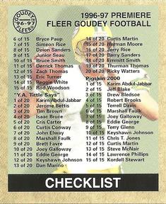 1997 Fleer Goudey #150 Brett Favre Front