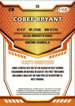 2024 SAGE HIT #20 Cobee Bryant Back