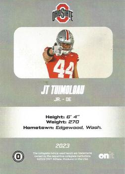 2023 ONIT Athlete Ohio State Buckeyes #58 JT Tuimoloau Back