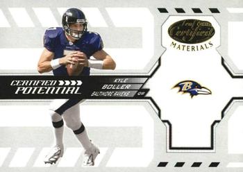 2005 Leaf Certified Materials - Certified Potential #CP-3 Kyle Boller Front
