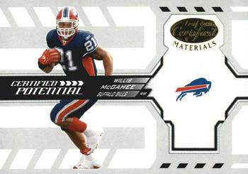 2005 Leaf Certified Materials - Certified Potential #CP-5 Willis McGahee Front