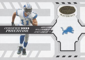 2005 Leaf Certified Materials - Certified Potential #CP-12 Roy Williams Front