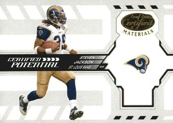 2005 Leaf Certified Materials - Certified Potential #CP-22 Steven Jackson Front