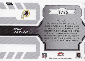 2005 Leaf Certified Materials - Certified Potential Emerald #CP-24 Sean Taylor Back
