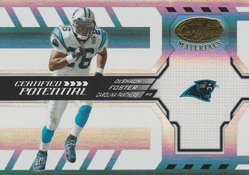 2005 Leaf Certified Materials - Certified Potential Mirror #CP-6 DeShaun Foster Front