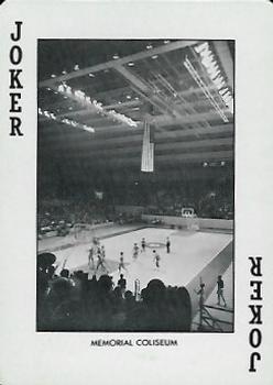 1972 Alabama Crimson Tide Playing Cards (White Backs) #JOKER Memorial Coliseum Front