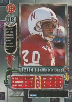 1997 Metal Universe #192 Michael Booker Back