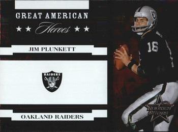 2005 Leaf Rookies & Stars - Great American Heroes White #GAH-15 Jim Plunkett Front