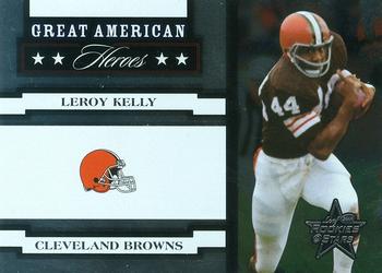 2005 Leaf Rookies & Stars - Great American Heroes White #GAH-18 Leroy Kelly Front